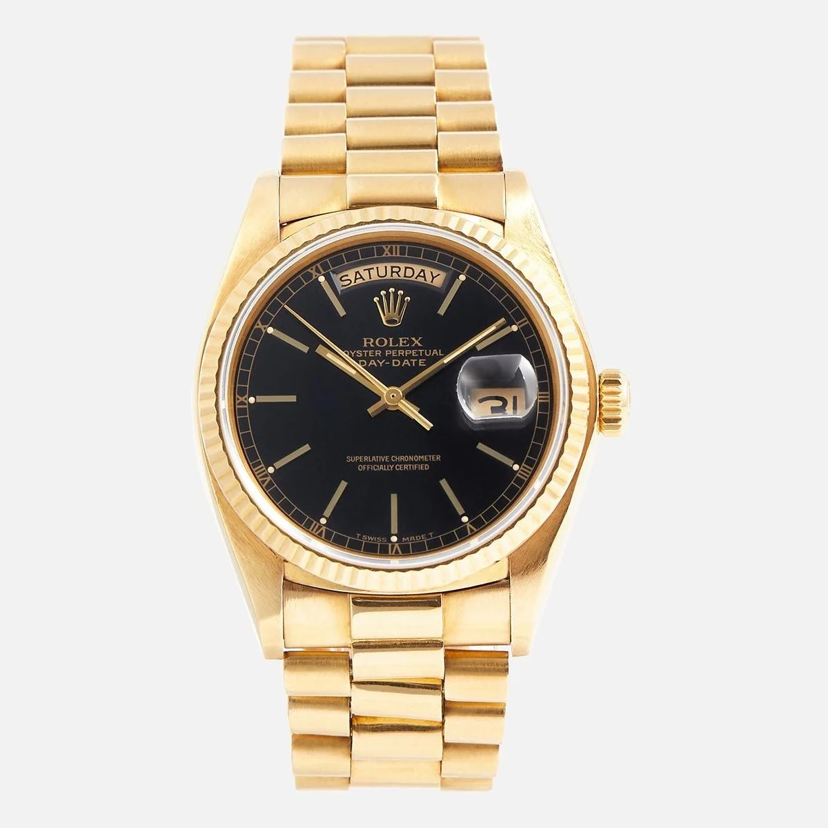 rolex auto gold black rolex auto gold black